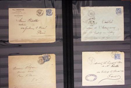 1849-1899, Stock de classique en 11 classeurs dont