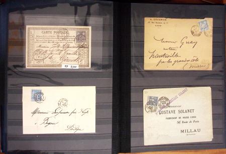1849-1899, Stock de classique en 11 classeurs dont