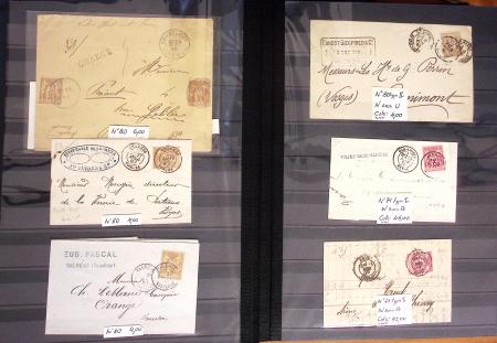 1849-1899, Stock de classique en 11 classeurs dont