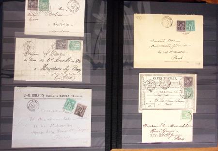 1849-1899, Stock de classique en 11 classeurs dont