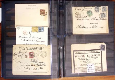 1849-1899, Stock de classique en 11 classeurs dont