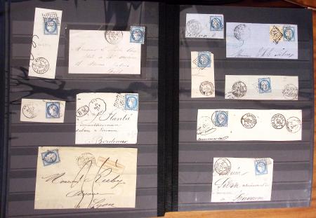 1849-1899, Stock de classique en 11 classeurs dont