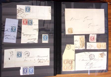 1849-1899, Stock de classique en 11 classeurs dont