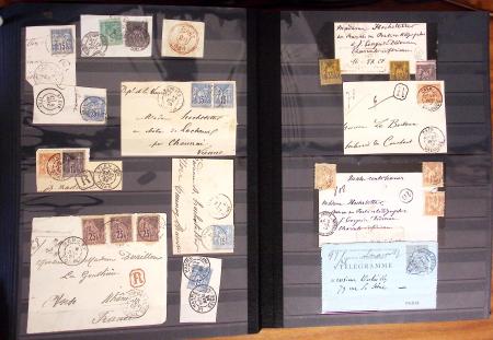 1849-1899, Stock de classique en 11 classeurs dont