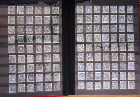 1849-1899, Stock de classique en 11 classeurs dont