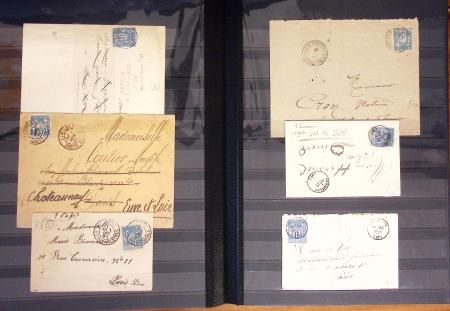 1849-1899, Stock de classique en 11 classeurs dont