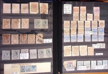 1849-1899, Stock de classique en 11 classeurs dont