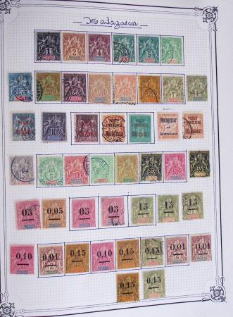 Collection de colonies françaises entre H et M, dont