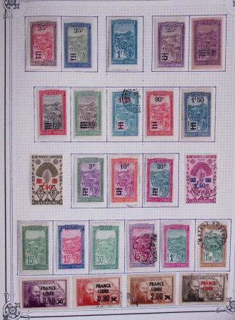 Collection de colonies françaises entre H et M, dont