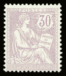 N°128 30c violet, neuf **, très frais, TB. Cert. Calves