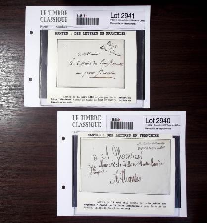 LOIRE INFERIEURE 1720-1875, Solide base pour une collection