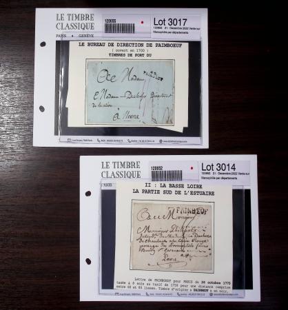 LOIRE INFERIEURE 1720-1875, Solide base pour une collection