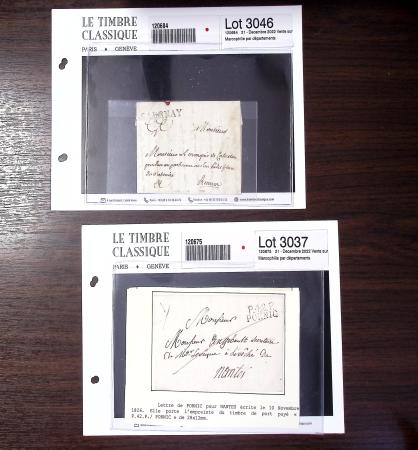 LOIRE INFERIEURE 1720-1875, Solide base pour une collection