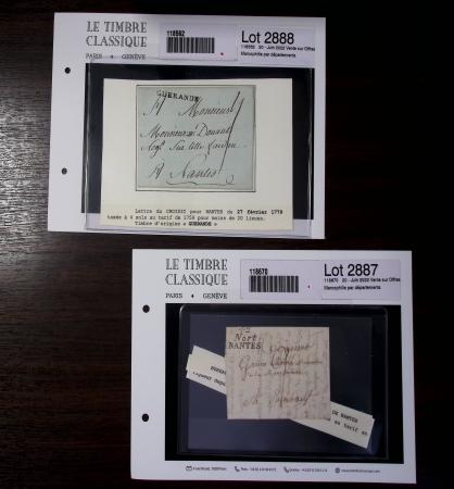 LOIRE INFERIEURE 1720-1875, Solide base pour une collection