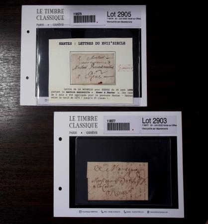LOIRE INFERIEURE 1720-1875, Solide base pour une collection