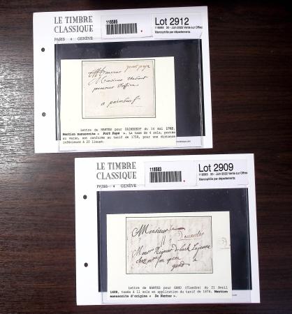 LOIRE INFERIEURE 1720-1875, Solide base pour une collection