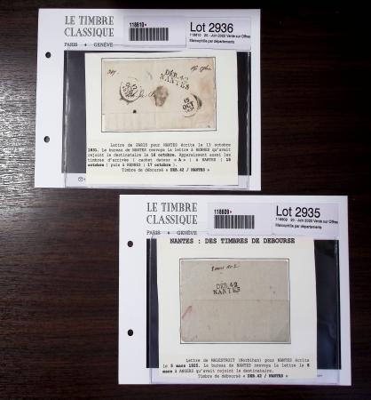 LOIRE INFERIEURE 1720-1875, Solide base pour une collection