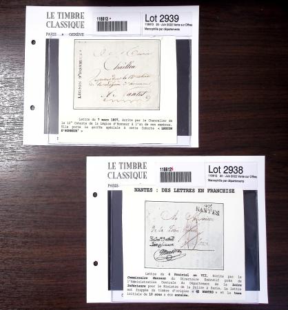 LOIRE INFERIEURE 1720-1875, Solide base pour une collection