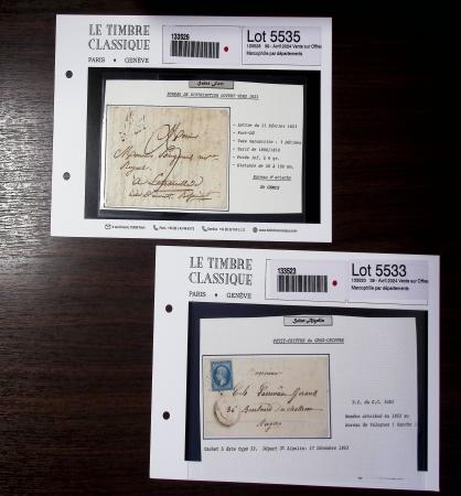 CHARENTE INFERIEURE 1783-1876, Excellente base pour
