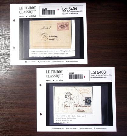 CHARENTE INFERIEURE 1783-1876, Excellente base pour
