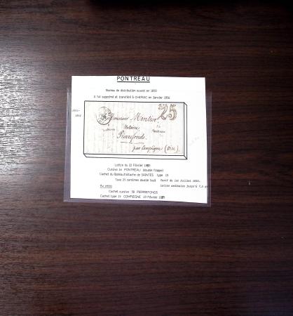 CHARENTE INFERIEURE 1783-1876, Excellente base pour