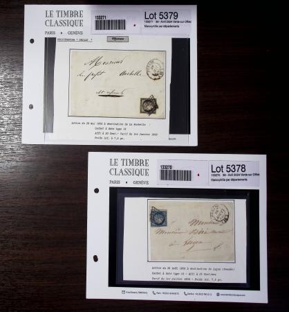 CHARENTE INFERIEURE 1783-1876, Excellente base pour