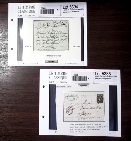 CHARENTE INFERIEURE 1783-1876, Excellente base pour