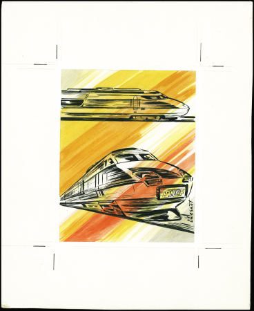 N°1802 Turbotrain TGV 001, superbe maquette par Chesnot,
