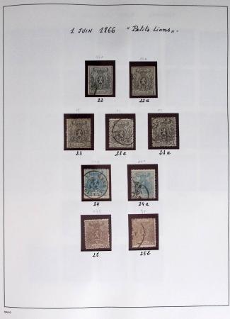 1849-2014 Attractive and extensive collection of Belgium