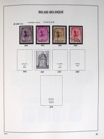 1849-2014 Attractive and extensive collection of Belgium