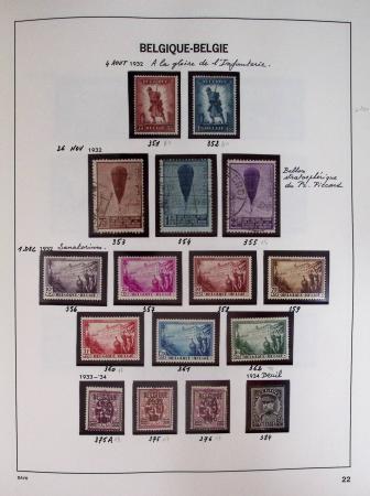 1849-2014 Attractive and extensive collection of Belgium