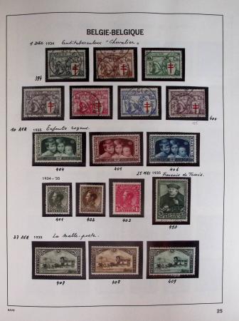 1849-2014 Attractive and extensive collection of Belgium