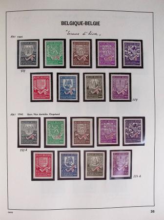 1849-2014 Attractive and extensive collection of Belgium