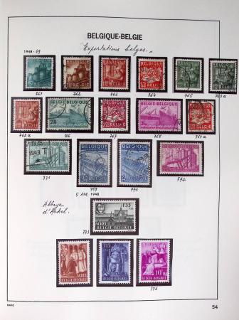 1849-2014 Attractive and extensive collection of Belgium