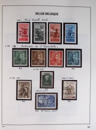 1849-2014 Attractive and extensive collection of Belgium