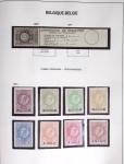 1849-2014 Attractive and extensive collection of Belgium