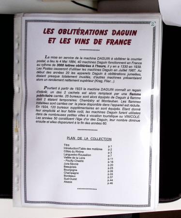 1925-60 Importante collection d'oblitération DAGUIN