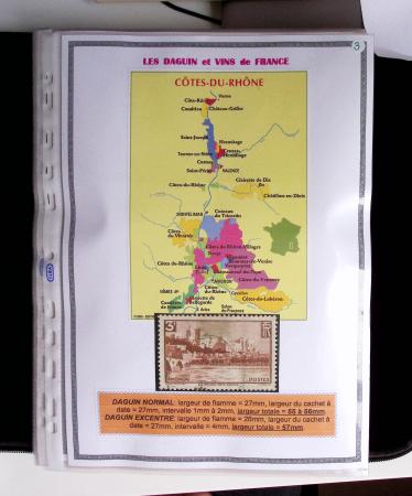 1925-60 Importante collection d'oblitération DAGUIN