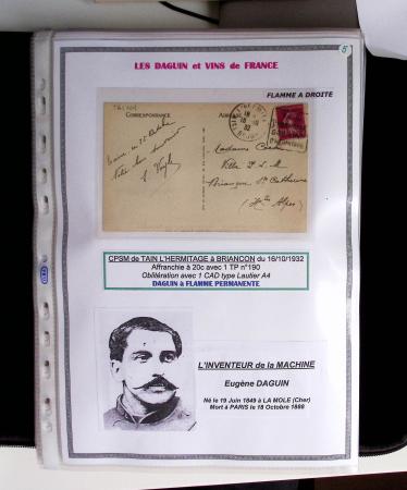 1925-60 Importante collection d'oblitération DAGUIN