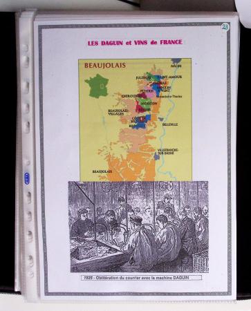 1925-60 Importante collection d'oblitération DAGUIN