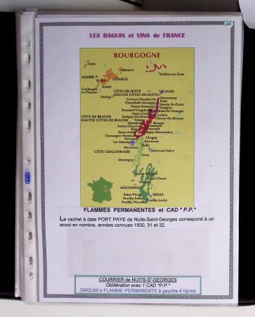 1925-60 Importante collection d'oblitération DAGUIN