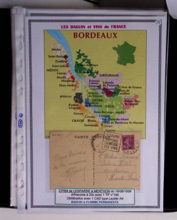 1925-60 Importante collection d'oblitération DAGUIN