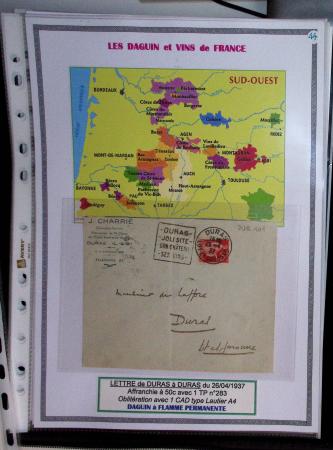 1925-60 Importante collection d'oblitération DAGUIN