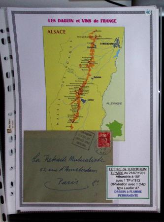 1925-60 Importante collection d'oblitération DAGUIN