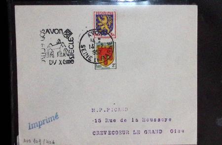 1925-60 Importante collection d'oblitération DAGUIN