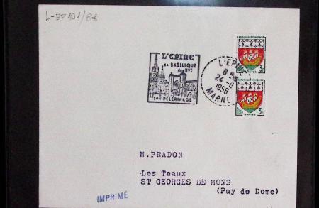 1925-60 Importante collection d'oblitération DAGUIN