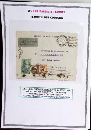 1925-60 Importante collection d'oblitération DAGUIN