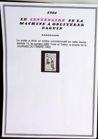 1925-60 Importante collection d'oblitération DAGUIN