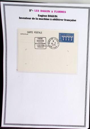 1925-60 Importante collection d'oblitération DAGUIN