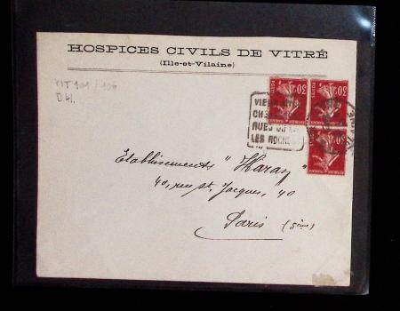 1925-60 Importante collection d'oblitération DAGUIN